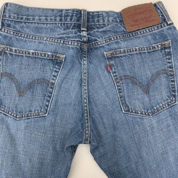 Levi’s Men Slim Fit Straight Leg Blue Jeans Size 32 W /34L - Picture 5 of 11